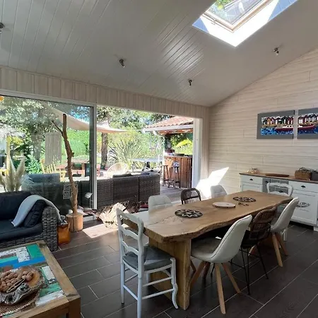 Piscine Chauffee & Sur Le Bassin D Arcachon - Proche Et Ocean بيت للعطل *