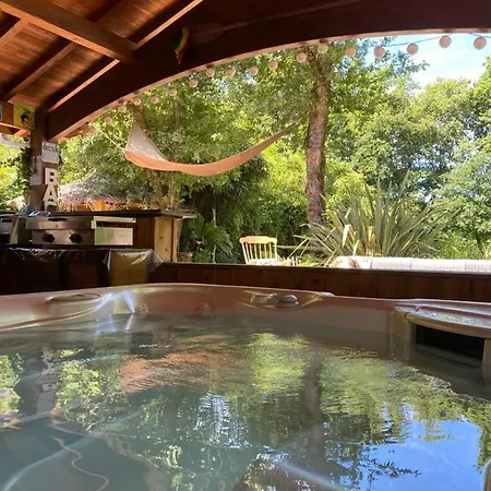 Maison Boheme Piscine Chauffee Et Spa Sur Le Bassin D Arcachon - Au Calme Holiday home Lanton
