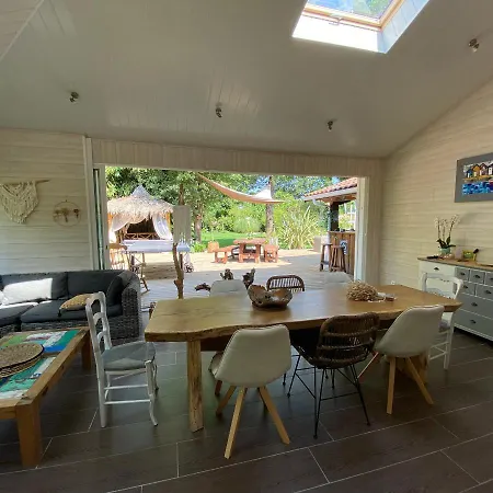 Maison Boheme Piscine Chauffee Et Spa Sur Le Bassin D Arcachon - Au Calme Holiday home