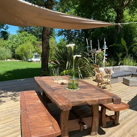 Maison Boheme Piscine Chauffee Et Spa Sur Le Bassin D Arcachon - Au Calme *