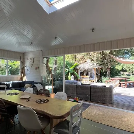 Holiday home Maison Boheme Piscine Chauffee Et Spa Sur Le Bassin D Arcachon - Au Calme Lanton