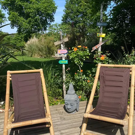 Maison Boheme Piscine Chauffee Et Spa Sur Le Bassin D Arcachon - Au Calme Lanton
