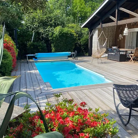 Holiday home Maison Boheme Piscine Chauffee Et Spa Sur Le Bassin D Arcachon - Au Calme *